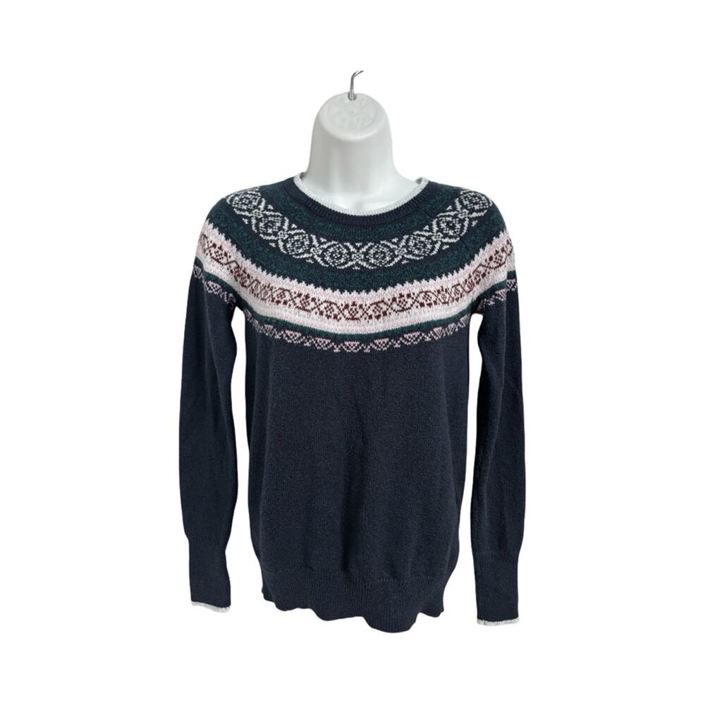 Hollister Green Sweater Cabincore Cottagecore Grandmacore Preppy Size Small